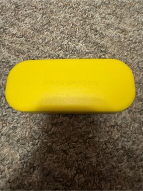 Marc Jacobs Yellow Eyewear Case - Vibrant Solid Yellow